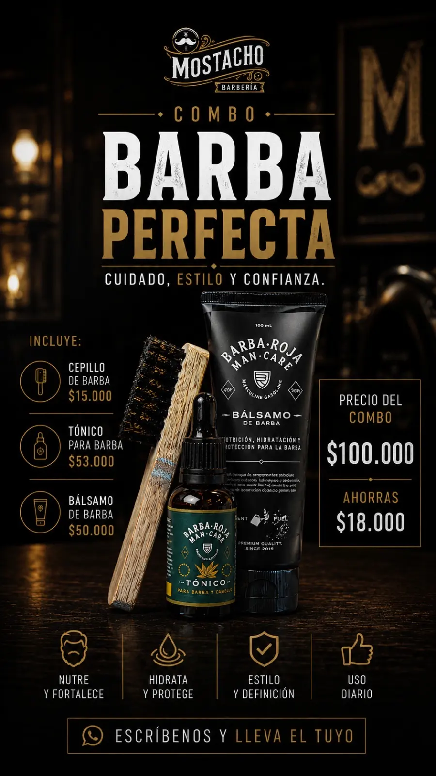 Combo Barba Perfecta