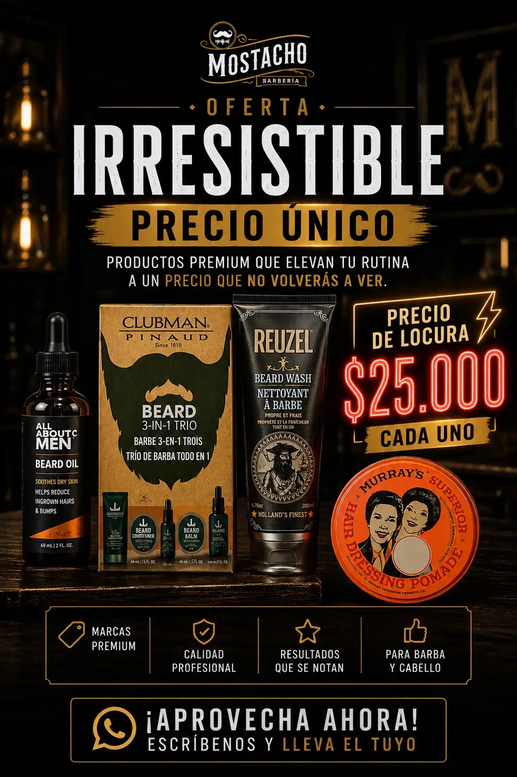 Oferta irresistible: productos premium a precio único